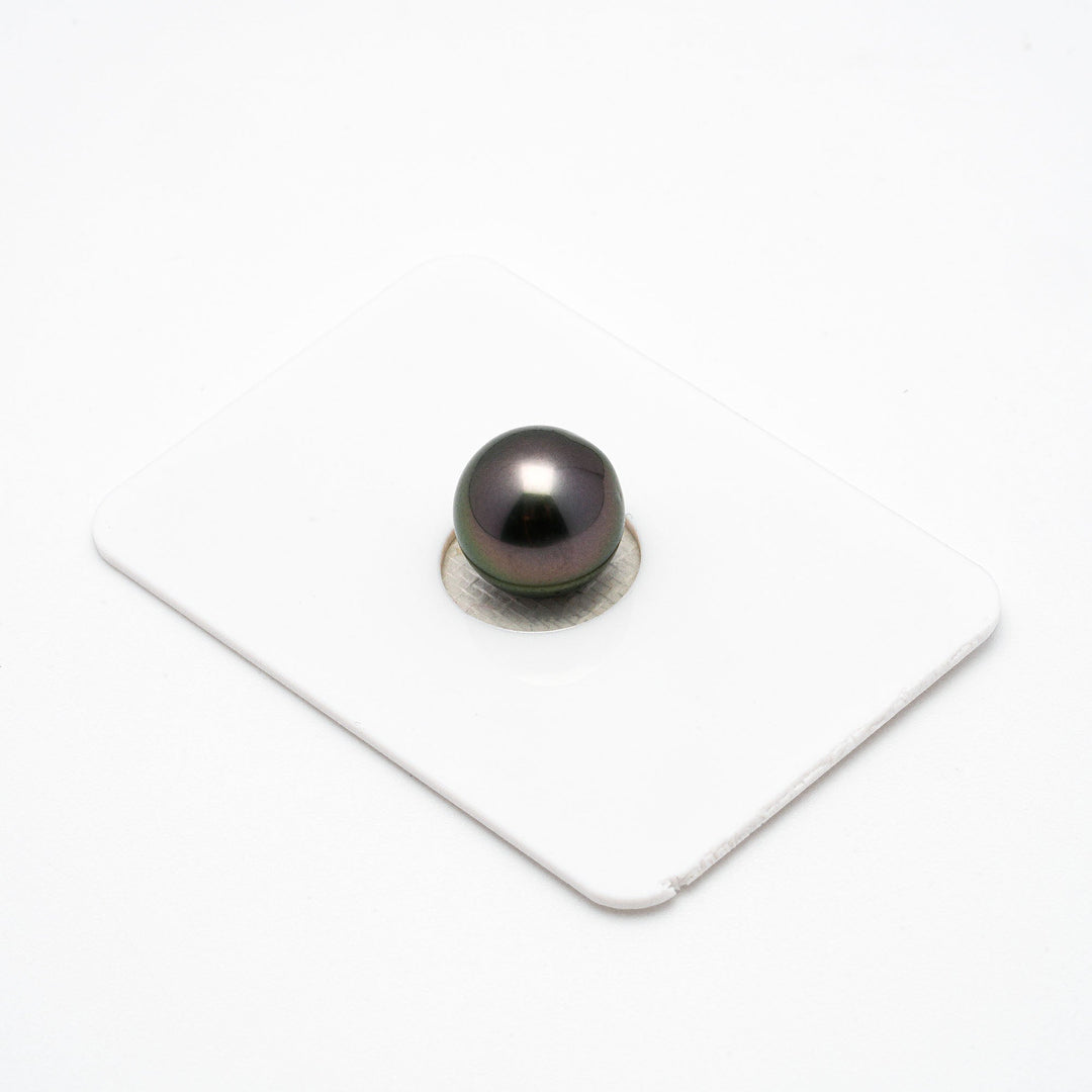 1pcs Green 10.5mm - SR/NR AAA Quality Tahitian Pearl Single.