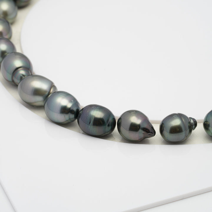 35pcs Mix 8-10mm - SB AAA/AA Quality Tahitian Pearl Necklace NL1272 HL1