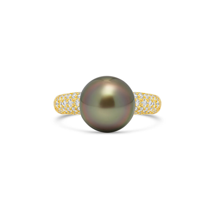 1pcs Tahitian Pearl Ring 925 Silver SHM1276