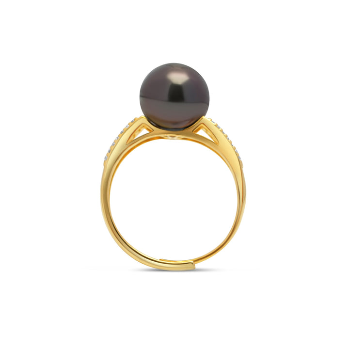 1pcs Tahitian Pearl Ring 925 Silver SHM1283