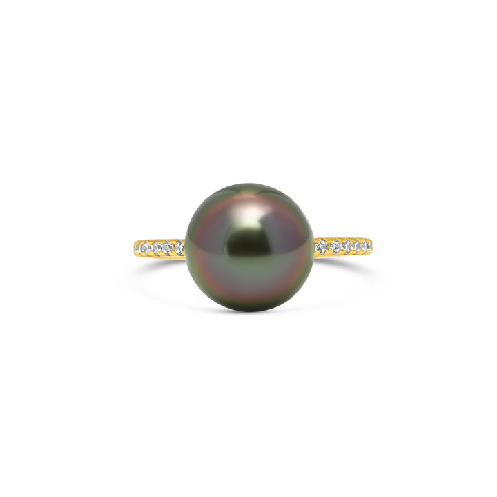 1pcs Tahitian Pearl Ring 925 Silver SHM1307