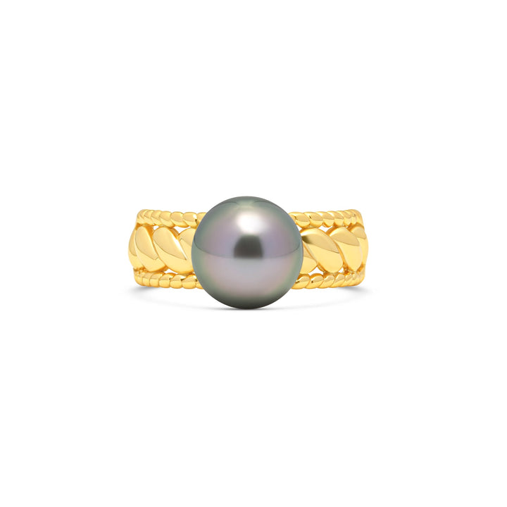 1pcs Tahitian Pearl Ring 925 Silver SHM1424
