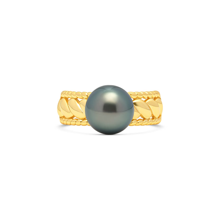 1pcs Tahitian Pearl Ring 925 Silver SHM1424