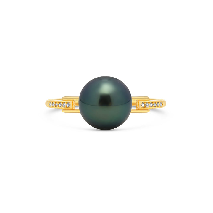 1pcs Tahitian Pearl Ring 925 Silver SHM1440