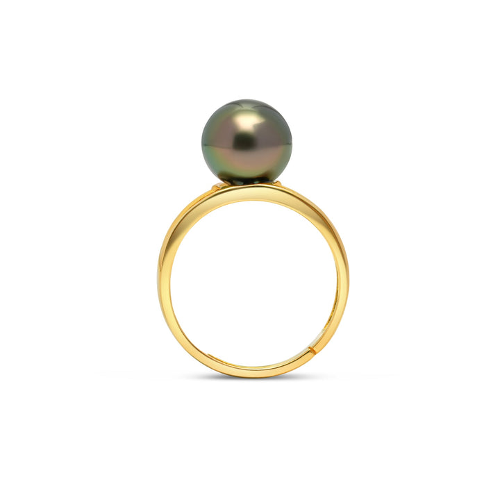 1pcs Tahitian Pearl Ring 925 Silver SHM1618