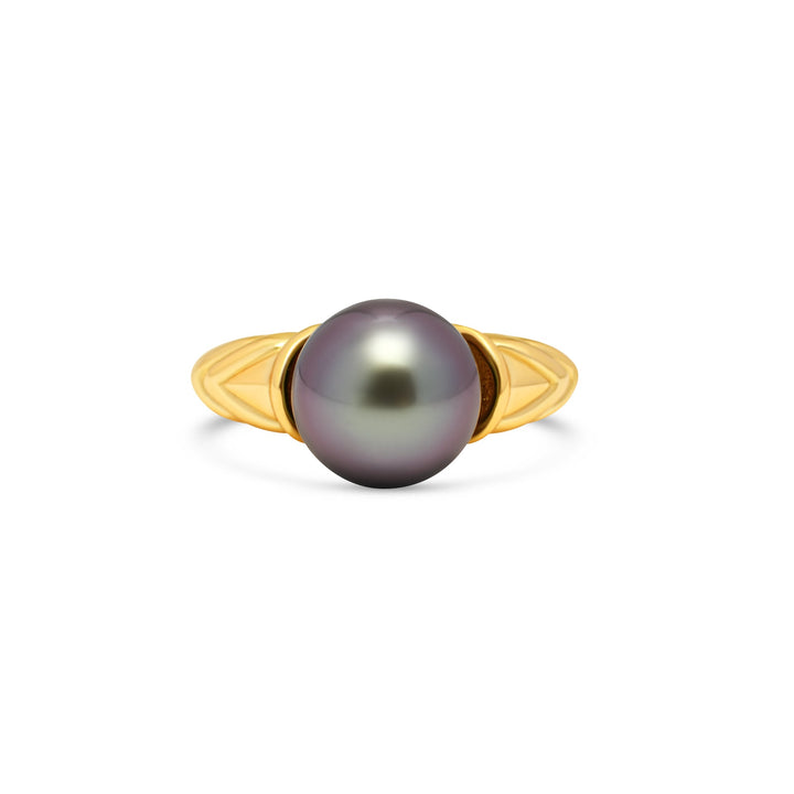 1pcs Tahitian Pearl Ring 925 Silver SHM1824 HL4