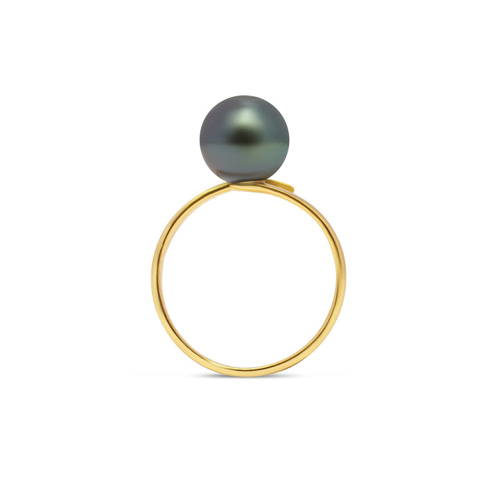 1pcs Tahitian Pearl Ring 925 Silver SHM756