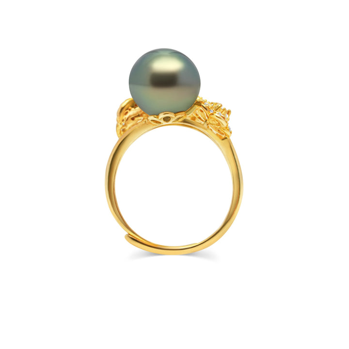 1pcs Tahitian Pearl Ring 925 Silver SHM869