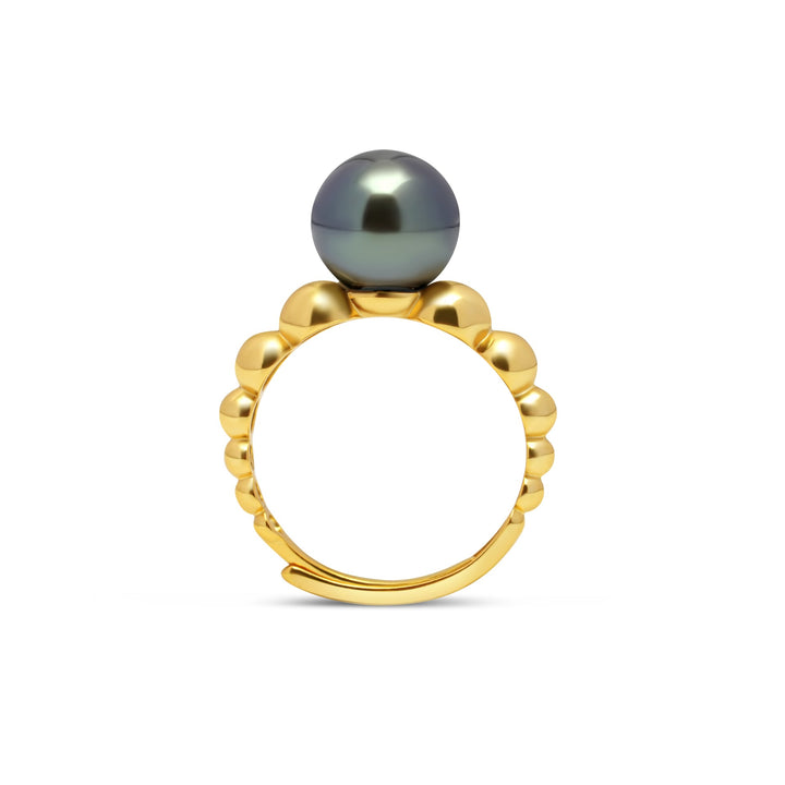 1pcs Tahitian Pearl Ring 925 Silver SHM870