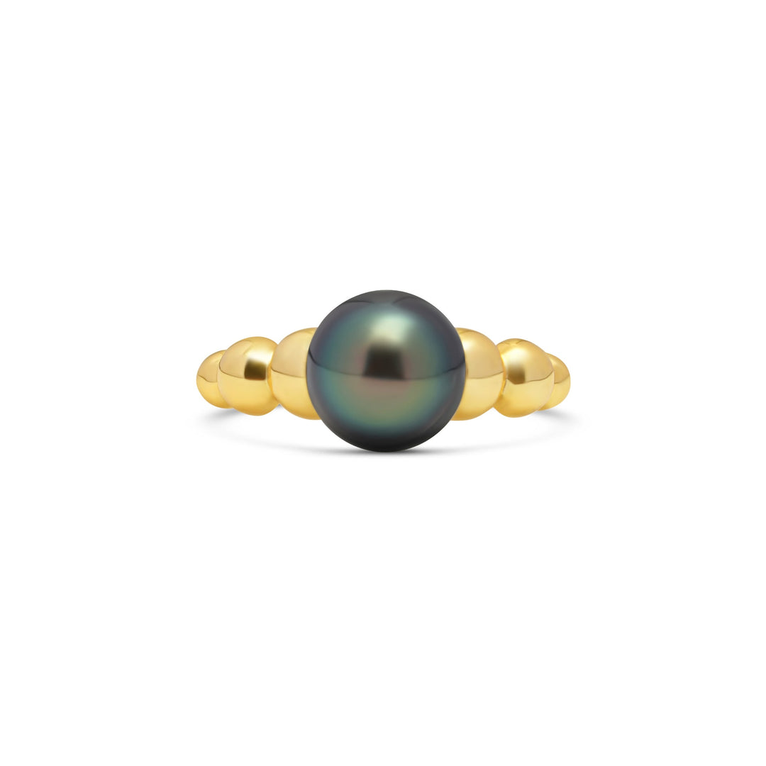 1pcs Tahitian Pearl Ring 925 Silver SHM870