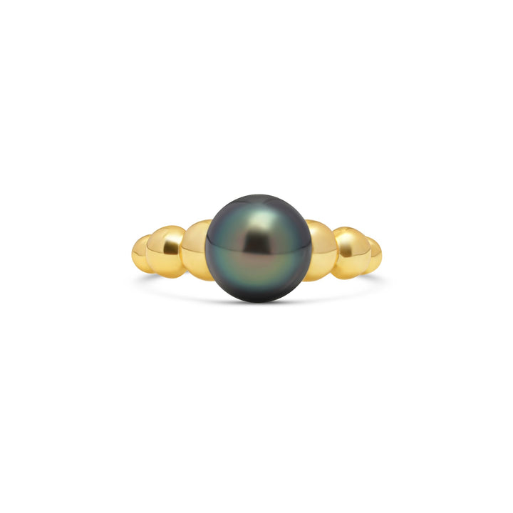 1pcs Tahitian Pearl Ring 925 Silver SHM870