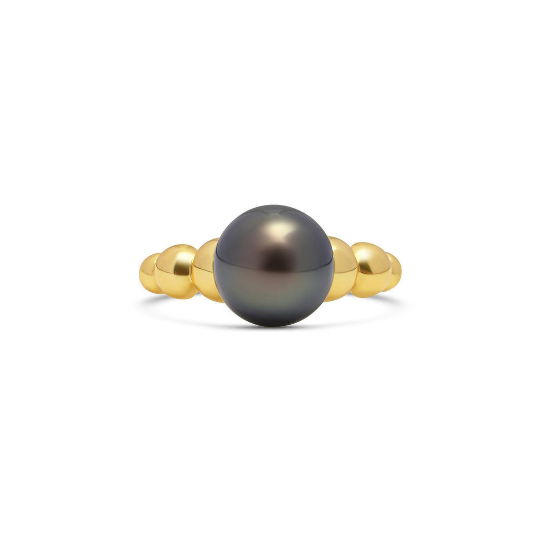 1pcs Tahitian Pearl Ring 925 Silver SHM870
