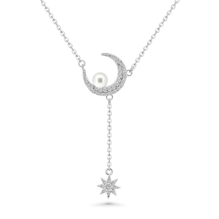 Moon Crystal Pendant Chain jewelry SHM1212