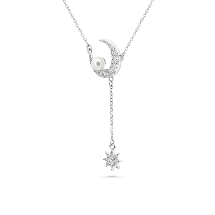 Moon Crystal Pendant Chain jewelry SHM1212