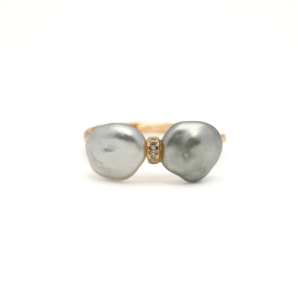 2pcs Tahitian Pearl Ring 925 Silver SHM1717 CMP7 – CTC Jewelry