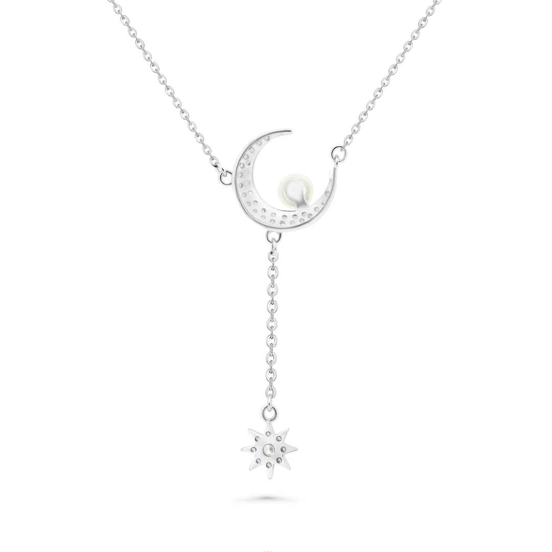 Moon Crystal Pendant Chain jewelry SHM1212