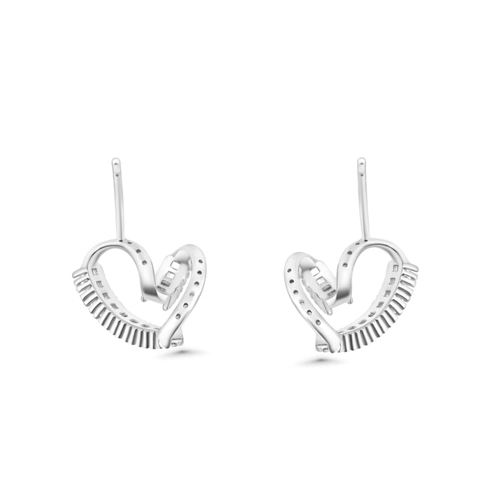 Earring Heartshape Quartz jewelry SHM1205