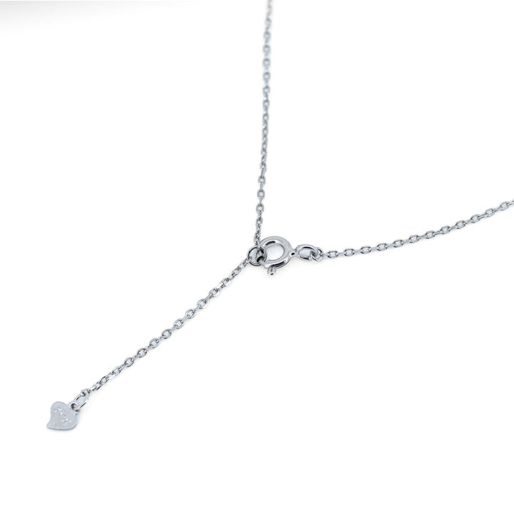 925 Sterling Silver Tahitian Pearl Necklace "Eleganto".