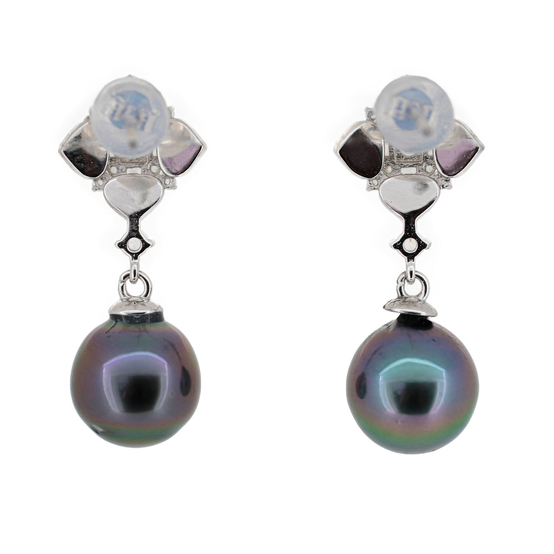 Tahiti Pearl Earring - Tahiti Pearl Jewelry SHM932 OR6