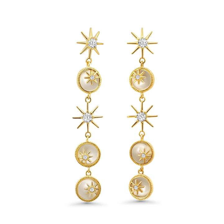 Earring Mabe Quartz jewelry SHM1208