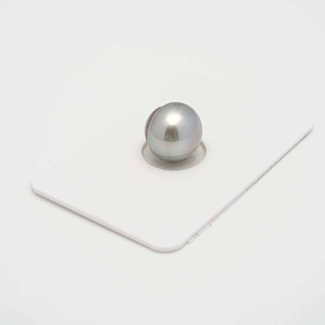 1pcs RARE Silver 10.9mm - CL TOP Quality Natural Tahitian Pearl LP1870