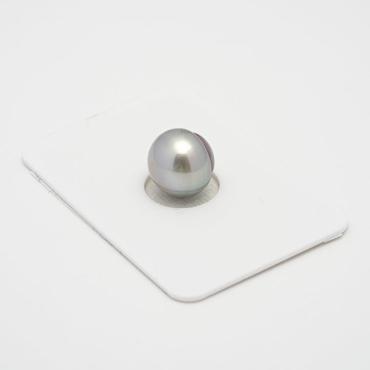 1pcs RARE Silver 10.9mm - CL TOP Quality Natural Tahitian Pearl LP1870