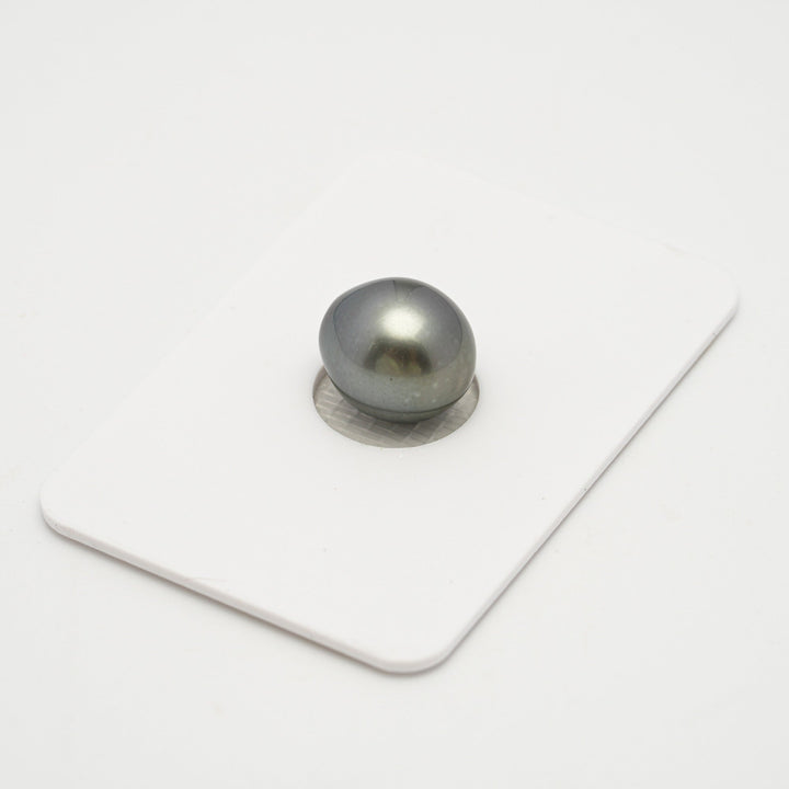 1pcs "High Luster" Gray 10.7mm - SB TOP/AAA Quality Tahitian Pearl Single LP2030 OR7