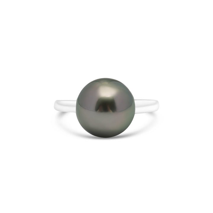 925 Sterling Silver Tahitian Pearl Ring SHM1382