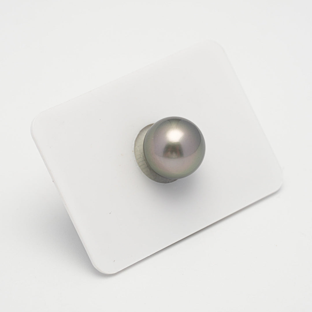 1pcs Blue Green 12.2mm - SR TOP/AAA Quality Tahitian Pearl Single.