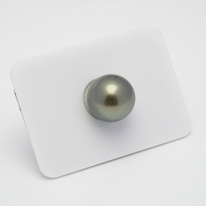 1pcs Light Green 13.2mm - RSR AAA Quality Tahitian Pearl Single LP1787 RIO1