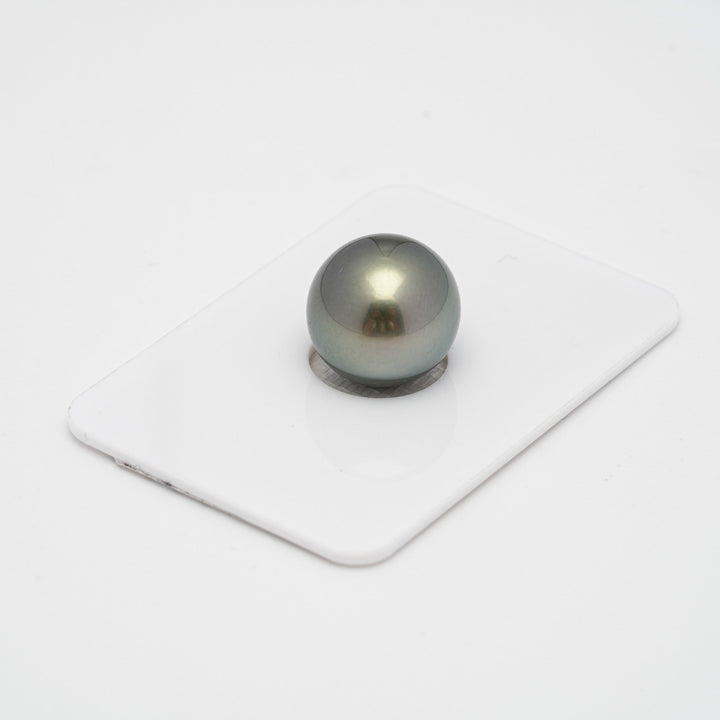 1pcs Light Green 13.2mm - RSR AAA Quality Tahitian Pearl Single LP1787 RIO1